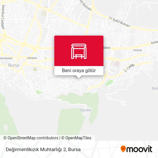 Değirmenlikızık Muhtarlığı 2 harita