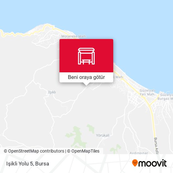 Işikli Yolu 5 harita