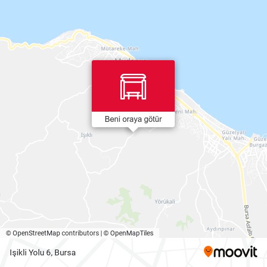 Işikli Yolu 6 harita