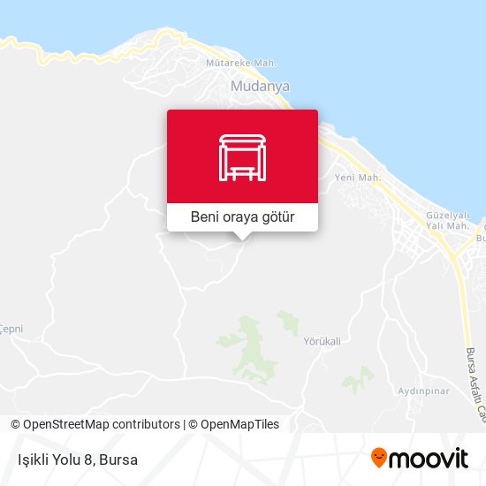 Işikli Yolu 8 harita