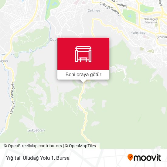 Yiğitali Uludağ Yolu 1 harita