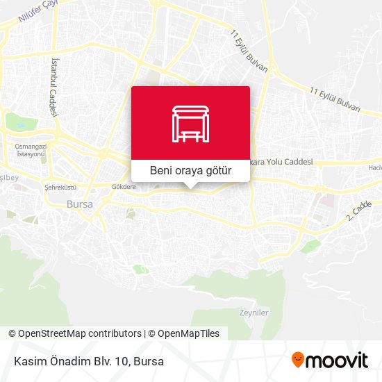 Kasim Önadim Blv. 10 harita