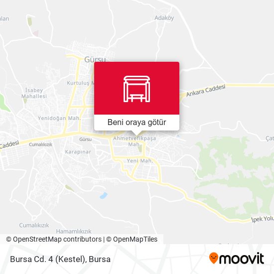 Bursa Cd. 4 (Kestel) harita