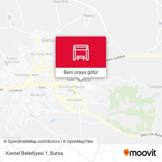 Kestel Belediyesi 1 harita