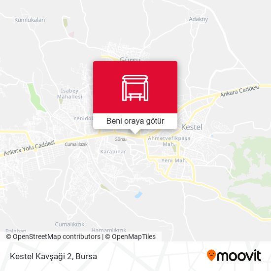 Kestel Kavşaği 2 harita