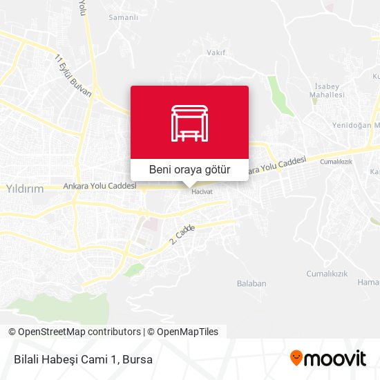 Bilali Habeşi Cami 1 harita