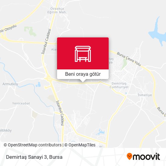 Demirtaş Sanayi 3 harita