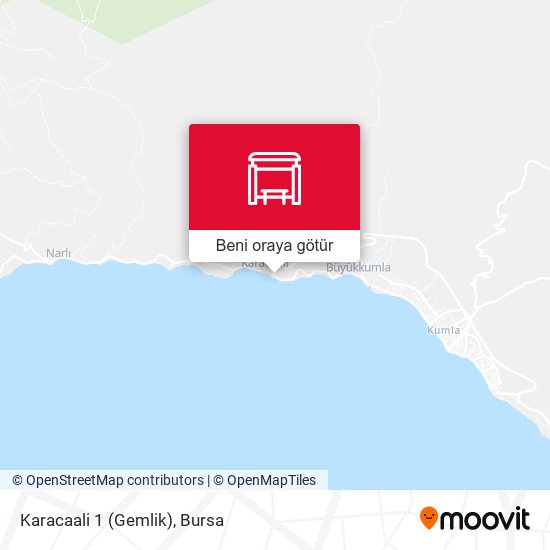 Karacaali 1 (Gemlik) harita