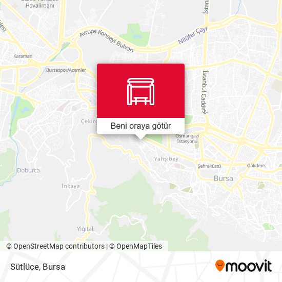 Sütlüce harita