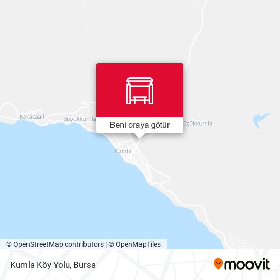 Kumla Köy Yolu harita
