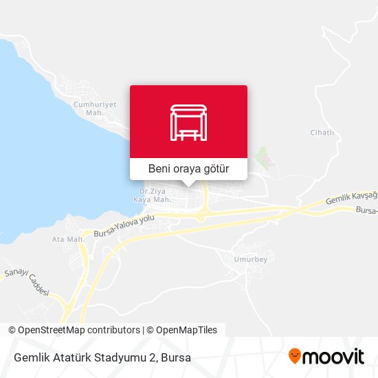 Gemlik Atatürk Stadyumu 2 harita