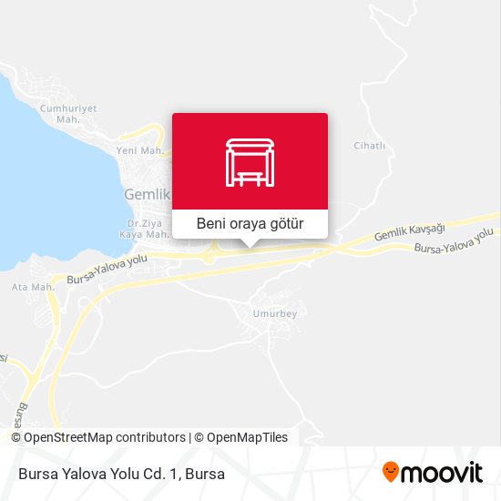 Bursa Yalova Yolu Cd. 1 harita