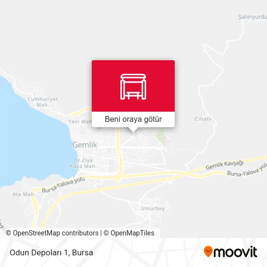 Odun Depoları 1 harita