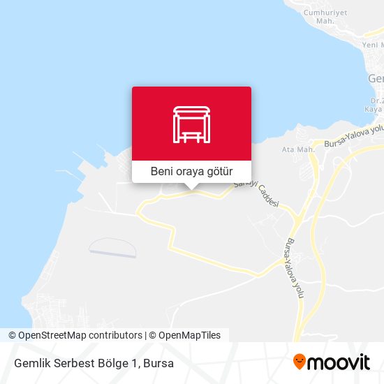 Gemlik Serbest Bölge 1 harita