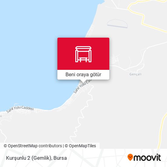Kurşunlu 2 (Gemlik) harita