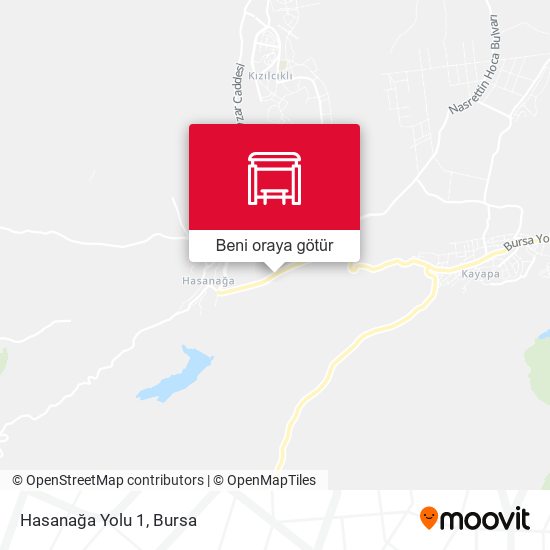 Hasanağa Yolu 1 harita