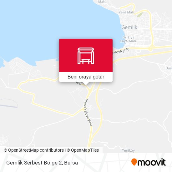 Gemlik Serbest Bölge 2 harita