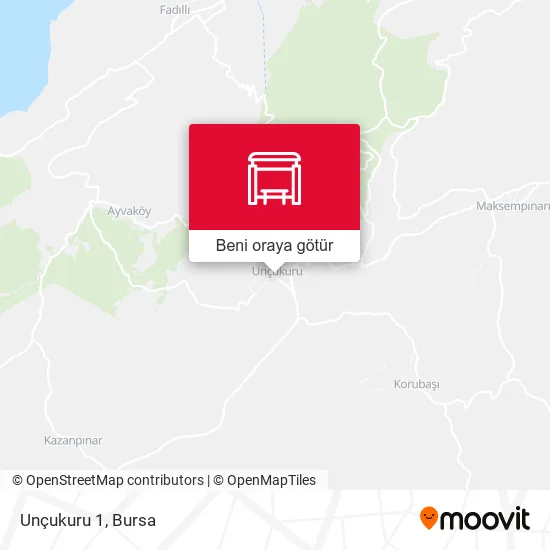 Unçukuru 1 harita