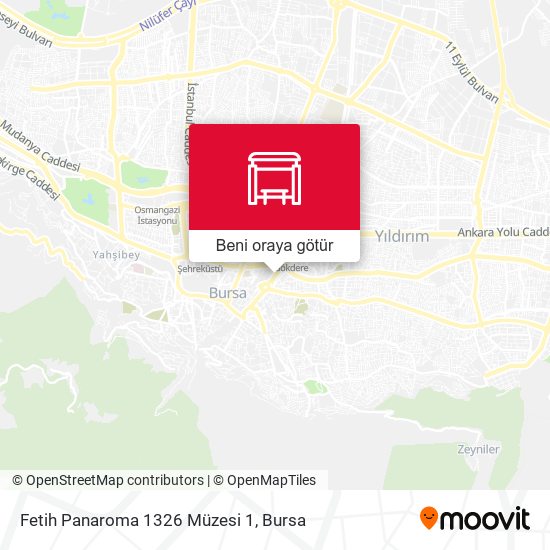 Fetih Panaroma 1326 Müzesi 1 harita