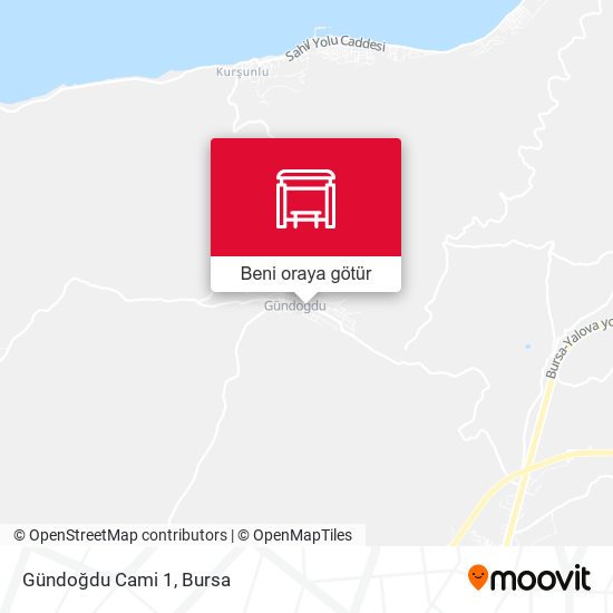 Gündoğdu Cami 1 harita
