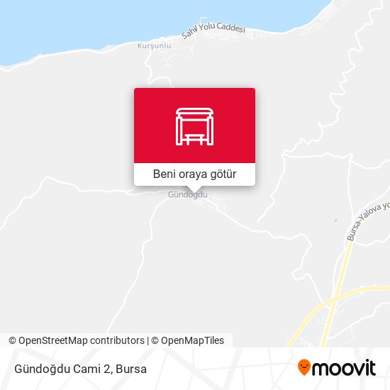 Gündoğdu Cami 2 harita