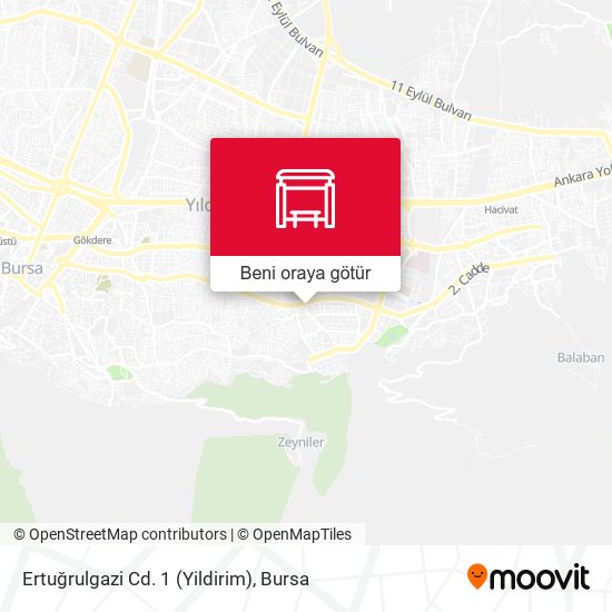 Ertuğrulgazi Cd. 1 (Yildirim) harita