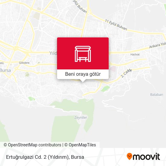 Ertuğrulgazi Cd. 2 (Yıldırım) harita