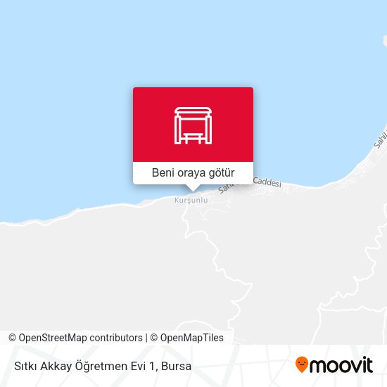 Sıtkı Akkay Öğretmen Evi 1 harita
