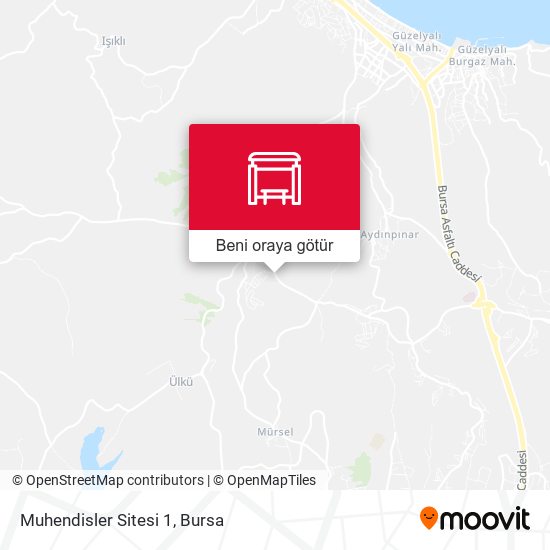 Muhendisler Sitesi 1 harita
