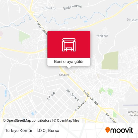 Türkiye Kömür İ. İ.Ö.O. harita