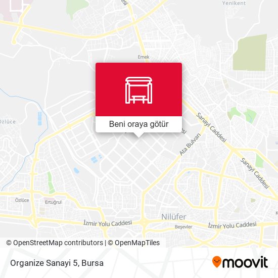 Organize Sanayi 5 harita
