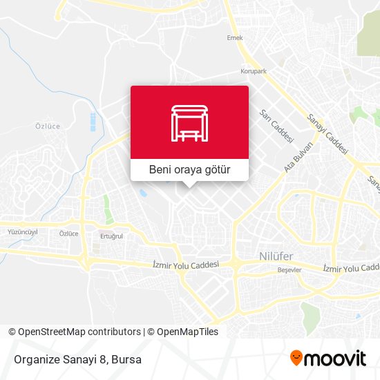 Organize Sanayi 8 harita