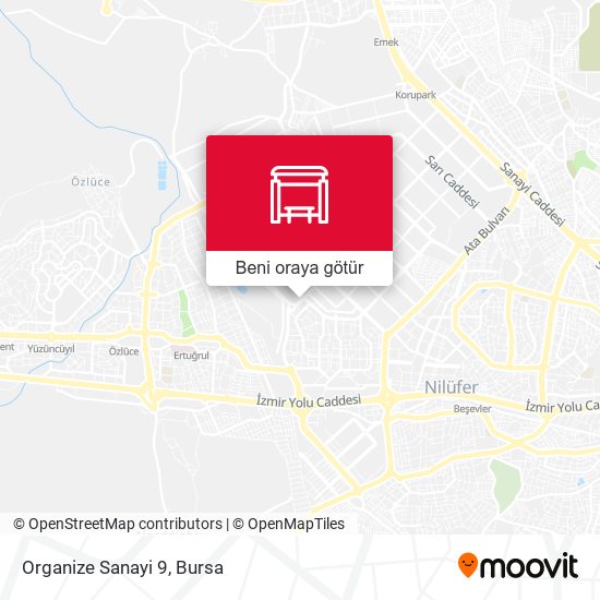 Organize Sanayi 9 harita