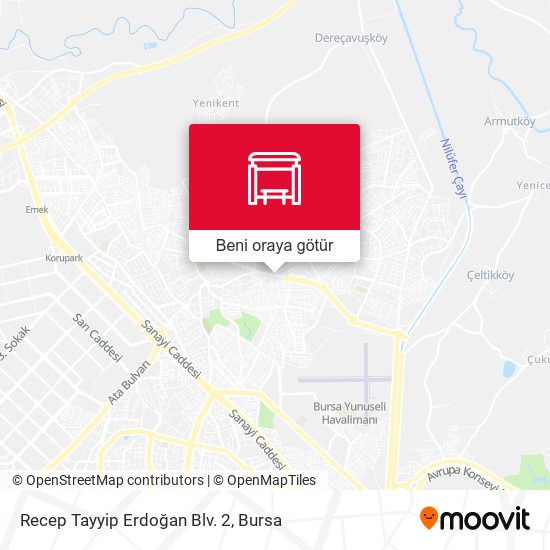 Recep Tayyip Erdoğan Blv. 2 harita