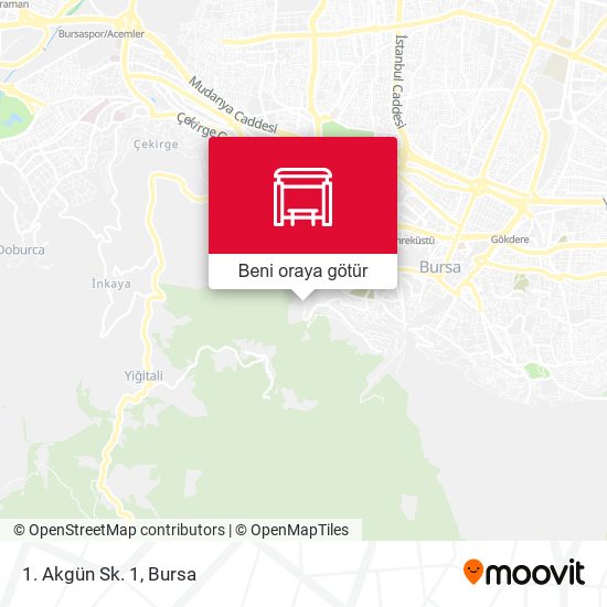 1. Akgün Sk. 1 harita