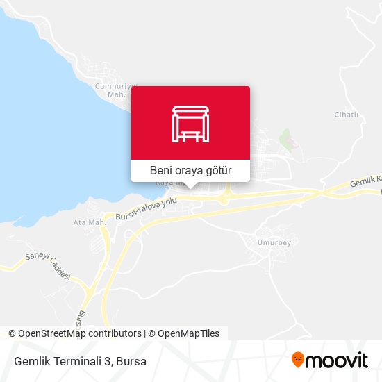 Gemlik Terminali 3 harita
