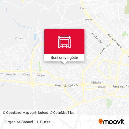 Organize Sanayi 11 harita