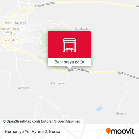 Burhaniye Yol Ayrimi 2 harita