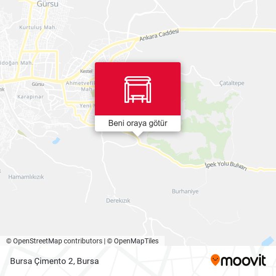 Bursa Çimento 2 harita