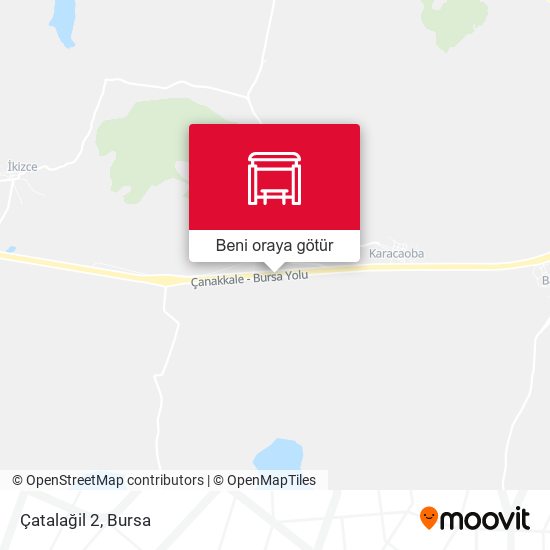 Çatalağil 2 harita