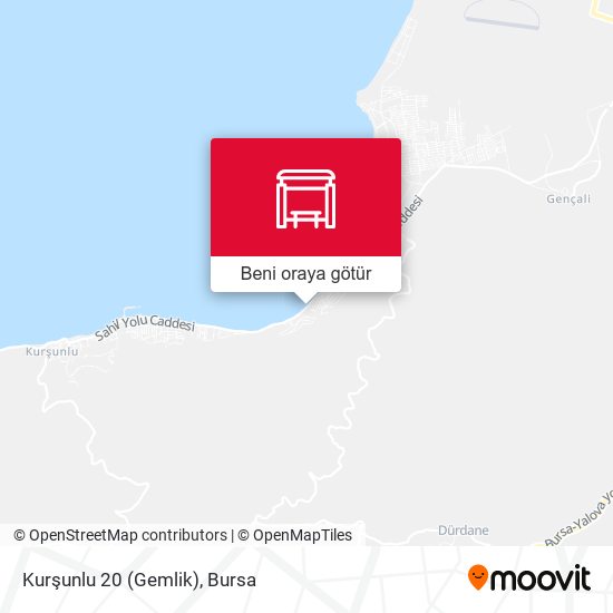 Kurşunlu 20 (Gemlik) harita