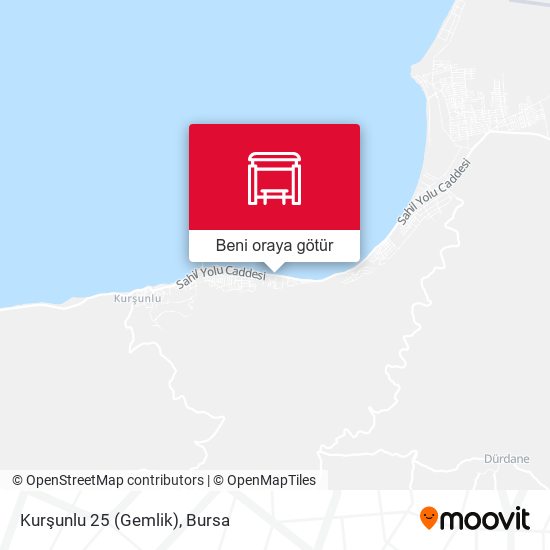 Kurşunlu 25 (Gemlik) harita