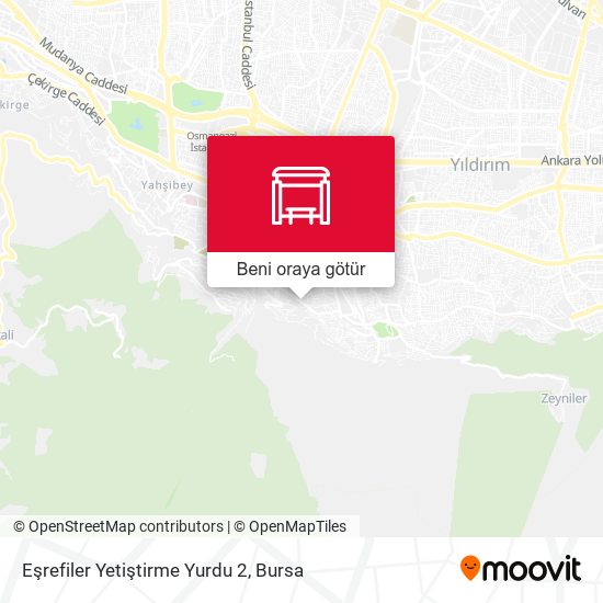 Eşrefiler Yetiştirme Yurdu 2 harita
