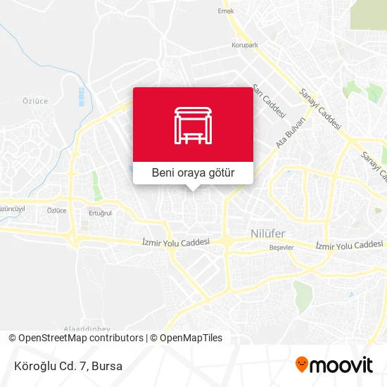 Köroğlu Cd. 7 harita