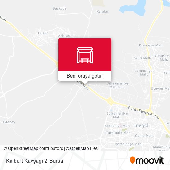 Kalburt Kavşaği 2 harita
