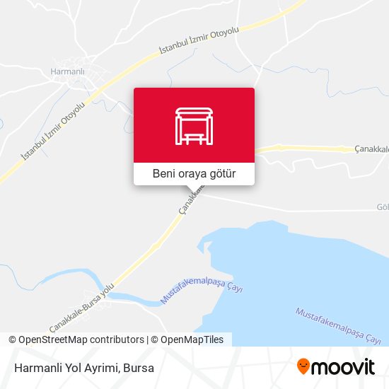 Harmanli Yol Ayrimi harita