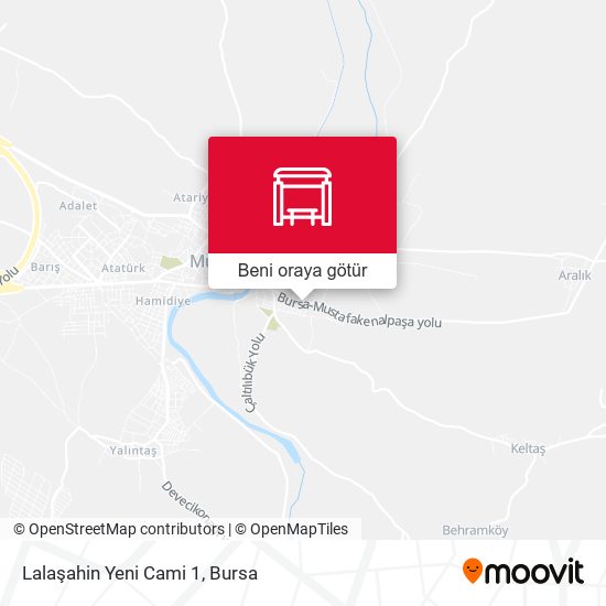 Lalaşahin Yeni Cami 1 harita