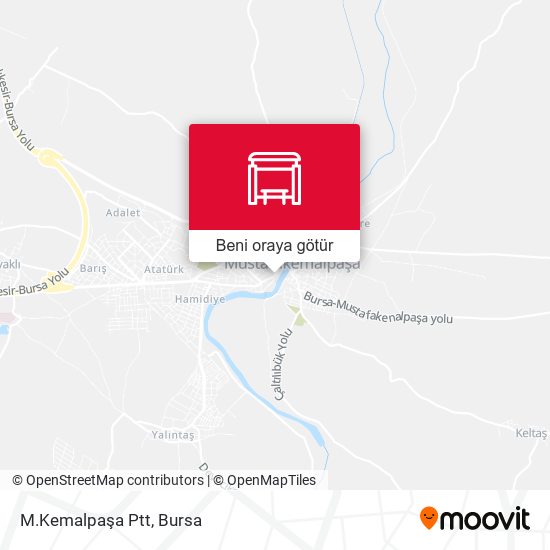 M.Kemalpaşa Ptt harita