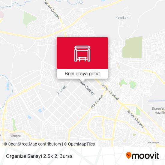 Organize Sanayi 2.Sk 2 harita