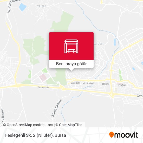Fesleğenli Sk. 2 (Nilüfer) harita